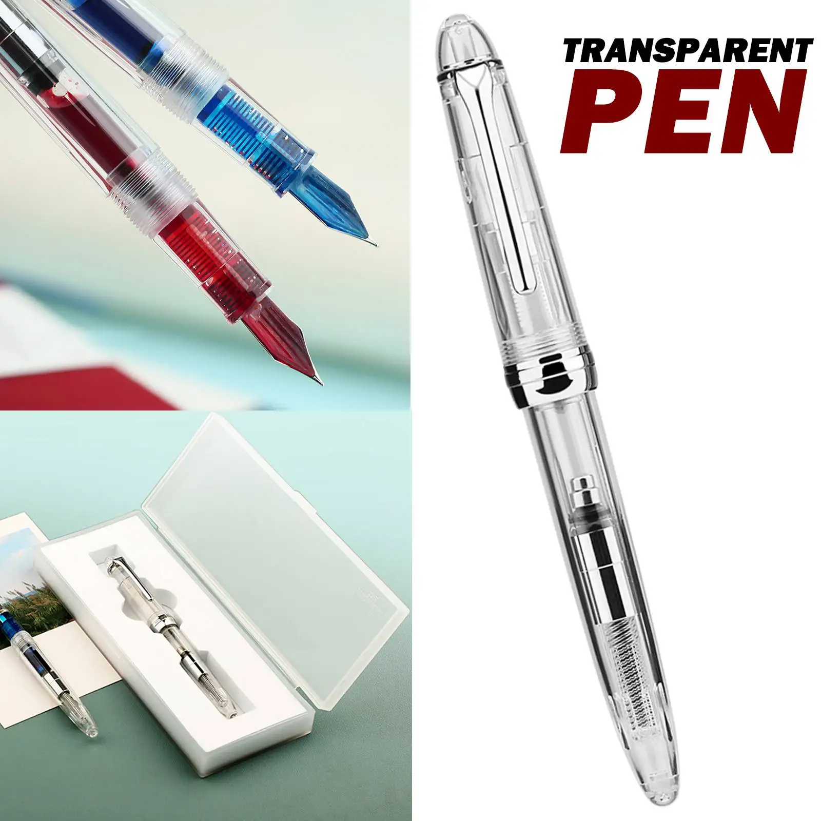 Majohn S6 Hars Vulpen Ef F Nib Wrting Pen Met Pen Box Office Zakelijk Schrijven Gift Inkt Pennen