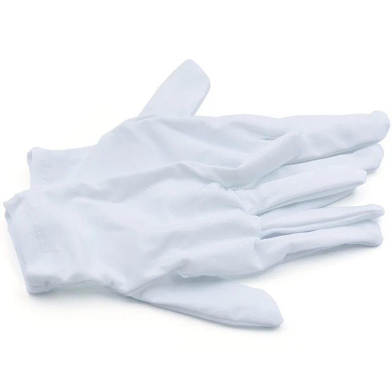 Cotton Gloves for Jewelry Handling | Dust-Free Black & White Gloves for Precision Work