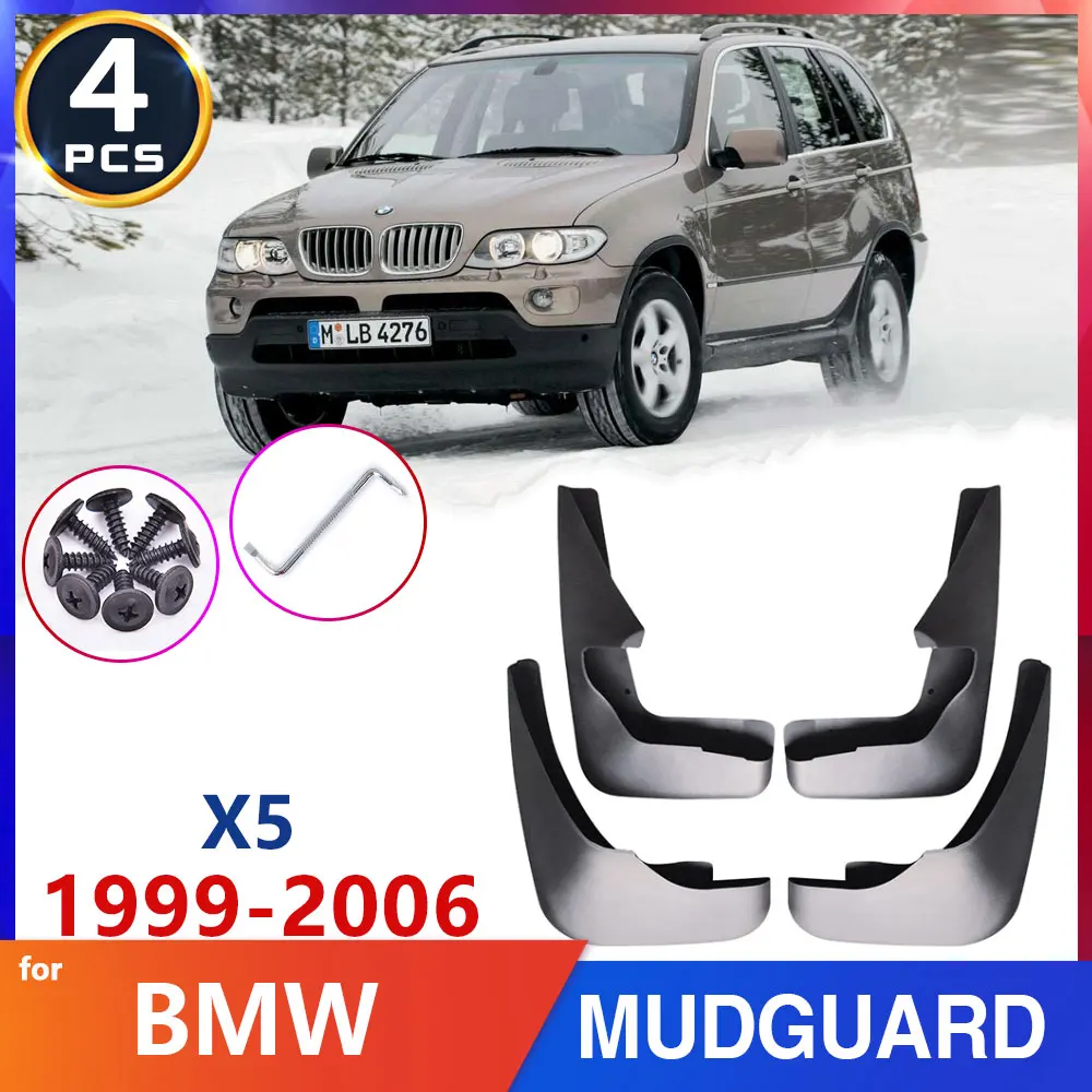 

Car Fender Mud Flap Mudguards for BMW X5 E53 1999~2006 2000 2001 2002 2003 2004 2005 Splash Flaps Guard Car Accessories Stickers