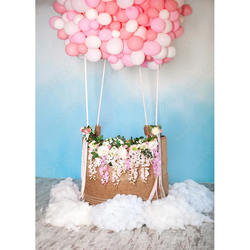 어린이 만화 생일 사진 배경 아기 신생아 초상화 사진 배경 스튜디오 소품 21126 ETSR-06