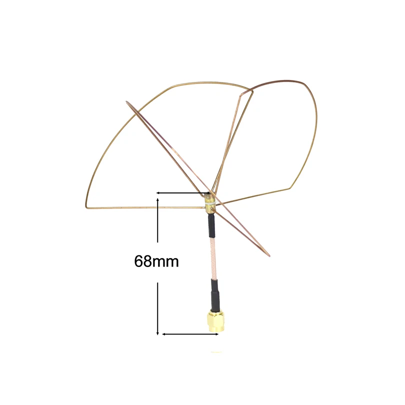 RC FPV 1.2G 1.2GHz Clover Leaf Antenna Circular Polarized SMA male for 1.2Ghz 1.3Ghz Video Transmitter Receiver LawMate Partom