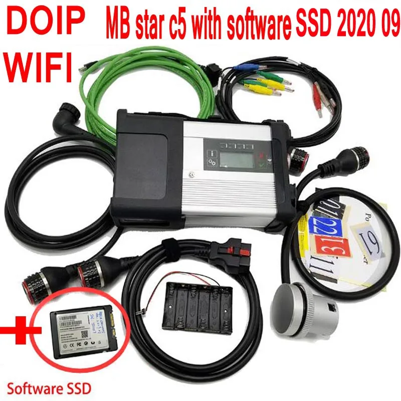 Mb Star C5 SD Connect C5 Plus Doip with SSD software with wifi function diagnostic tool mb star c5 vediamo/X/DSA/DTS Laptop T420