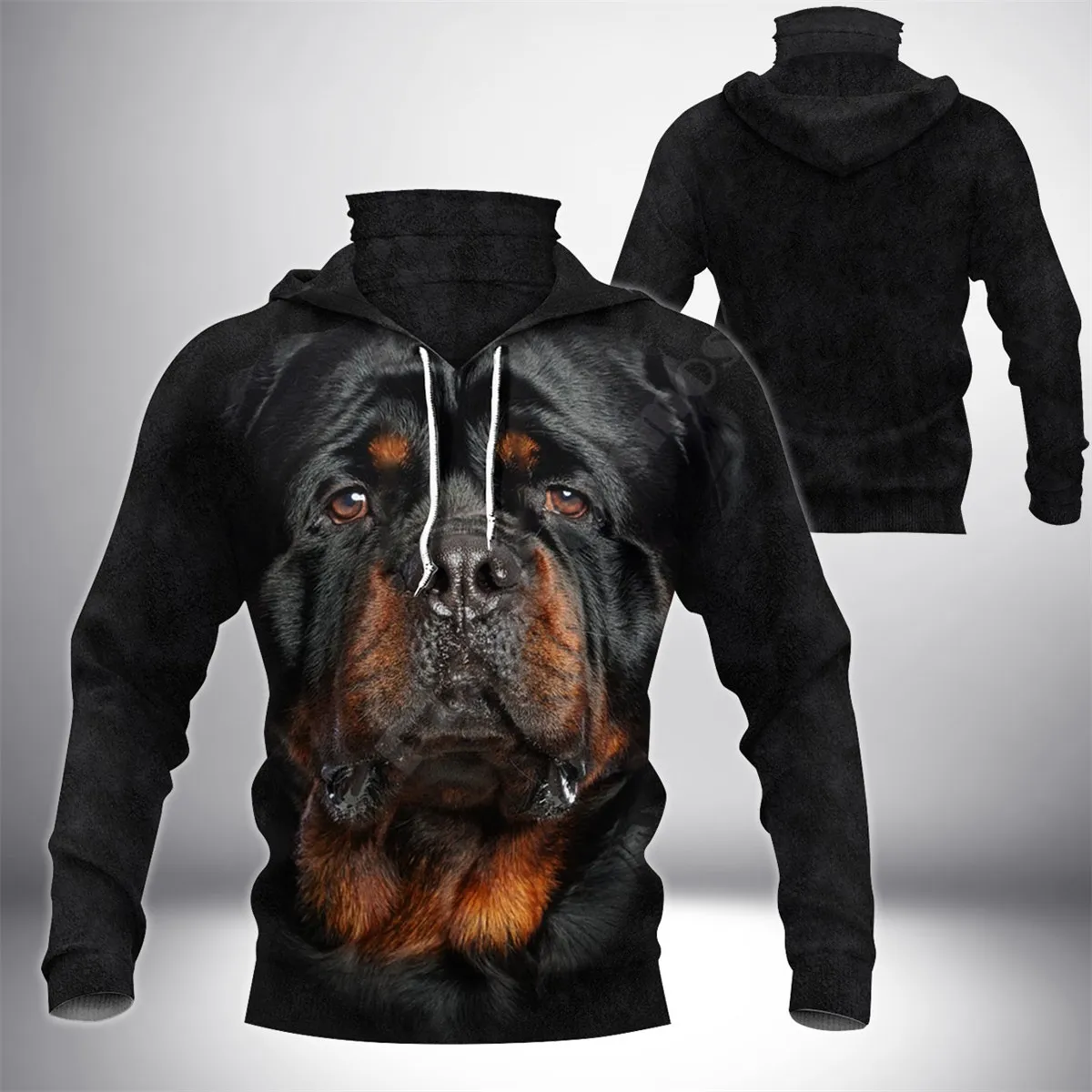 Rottweiler 3D Printed Hoodies Fashion Sweatshirt Women Men Casual Pullover Hoodie Mask Warm Cosplay Costumes 06