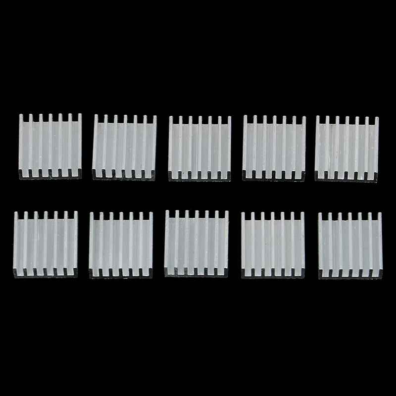 10Pcs 14*14*6Mm Aluminium Heatsink Elektronische Chip Radiator Cooler