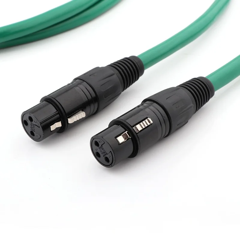 كابل Audiohpile Mcintosh XLR المتوازن 14AWG خط ربط الصوت HiFi المختلط من النحاس الفضي