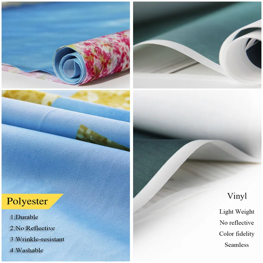 Фотофон для студийной фотосъемки с изображением цветов