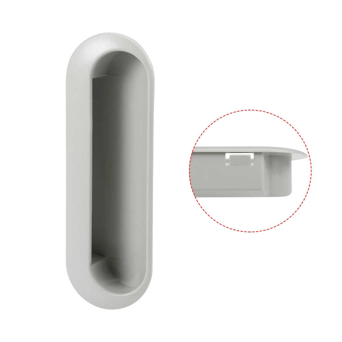 Uxcell 2 個フラッシュプル指挿入凹型キャビネットドアハンドル 120 × 40 × 21 ミリメートル引き出しスライドドアツールボックスなど。