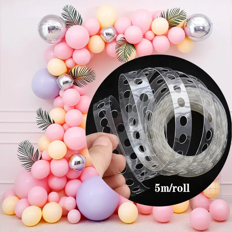 

5M Balloon Chain Stand Birthday Party Decorations Adult Confetti Balloon Arch Kids Baby Shower Balloons Accessories Ballon Arch