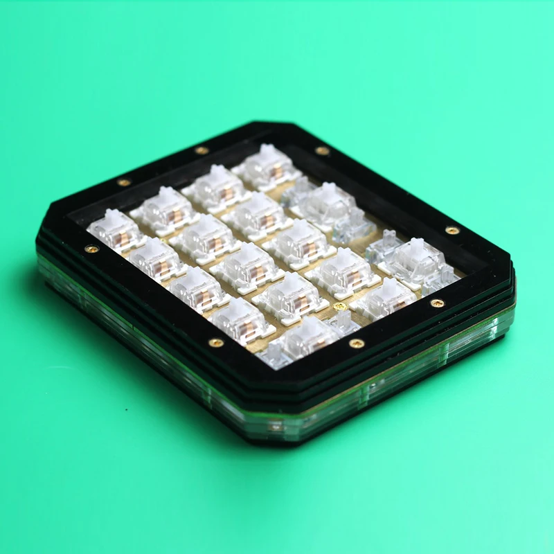 Imagem -03 - Qmk Via Teclado Macro Mini Numpad Padrão Gaming Keypao Mecânico Novo 17 Teclas com Luz de Fundo Rgb Cobre Cabo tipo c