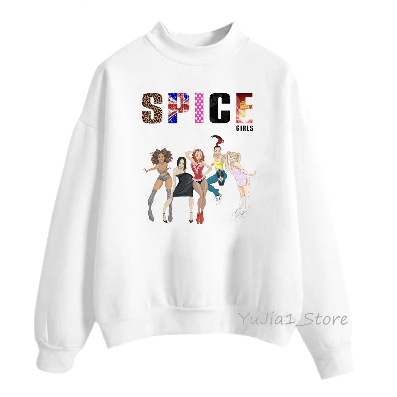 Spice Girls hoodie 90s Vintage hoodies sweatshirts for women winter clothes female harajuku sudadera mujer streetwear top