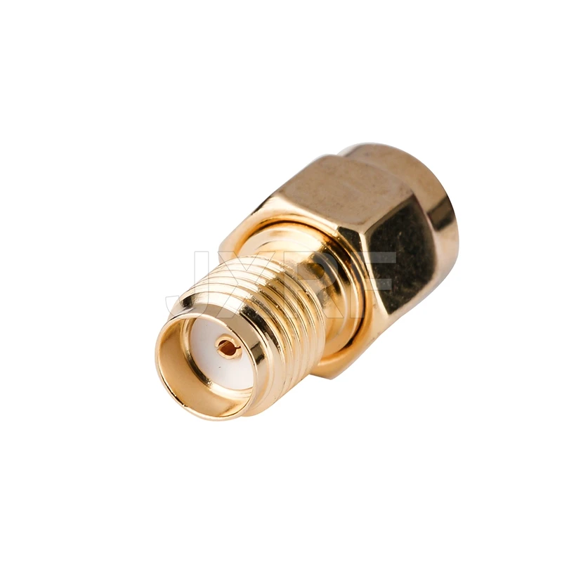 2 Stuks Sma Adapter Sma Vrouwelijk Naar Rp Sma Stekker Connector Adapter Verguld Straight Coaxiale Rf Adapters