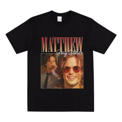 Vintage Matthew Gray Gubler T-shirt Retro Criminal MInds Shirt Spencer Reid Tv Show Inspired Tee Gift for Fans