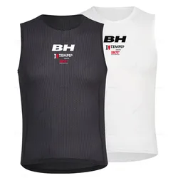 New BH Men's Base Layer Sleeveless Top Quick Dry Cycling Undershirt MTB Bike Vests Compression Bicycle Sport Clothing Asian Size