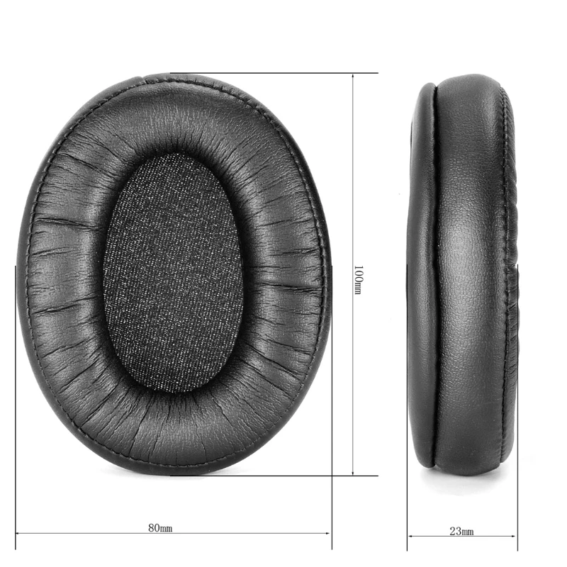 Ear Pads Pillow Cover 1 Pair Memory Foam Earpads Replacement Black White Compatible withPioneer SE M521 Breathable 24BB