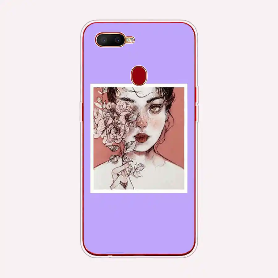 Silicone Phone Case for OPPO A5S Case AX5s CPH1909 Soft TPU Back Cover For Oppo A5S Cases Capa Coque Fundas