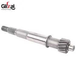 Glixal GY6 125cc 150cc 174mm Clutch Output Drive Shaft for 152QMI 157QMJ 4-Stroke Chinese Scooter Moped ATV Go-Kart