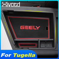 Hivotd For Geely New Tugella,Xingyue,FY11 2023 Car Central Control Storage Box Armrest Organizer Tray Interior Case Accessories