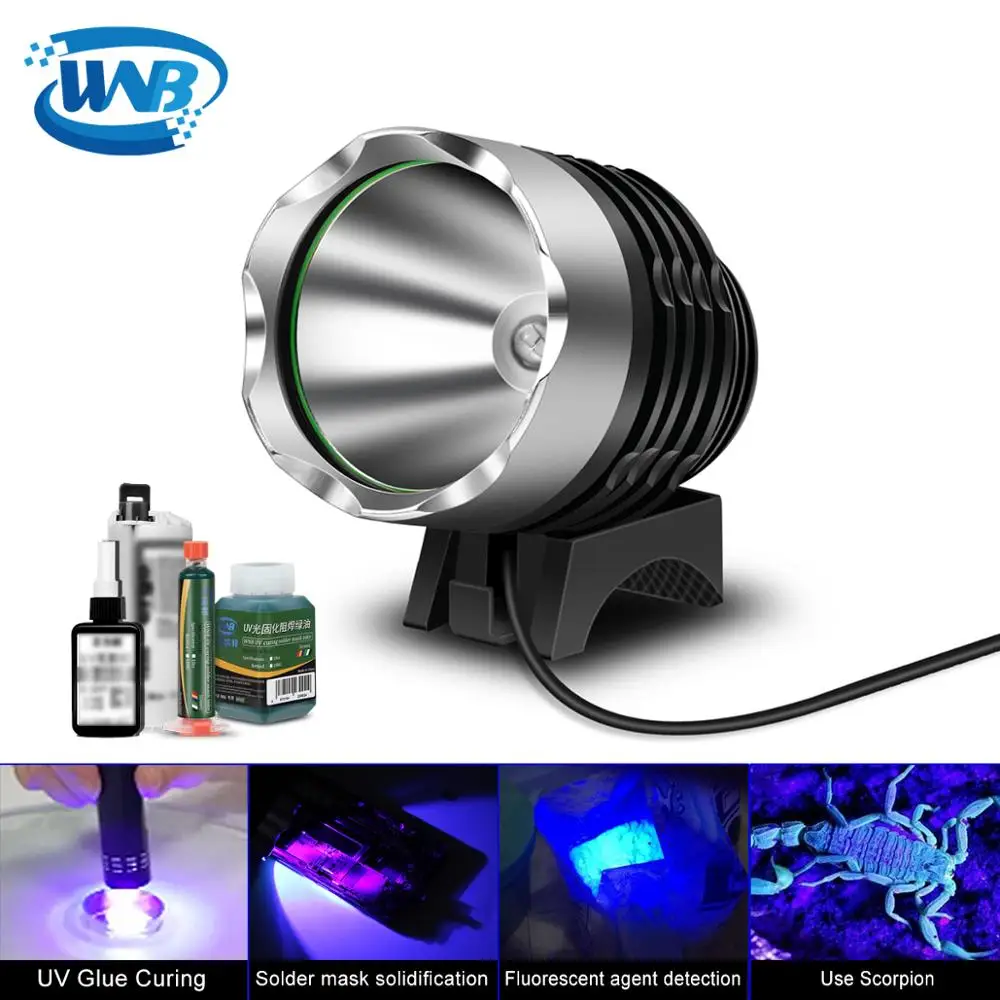 WNB-USB Carregamento Duplo Lâmpada Beads, UV LED Light, 10s Cura, Máscara De Solda Verde, Lanterna De Óleo, Ferramenta De Reparação, Acessórios De