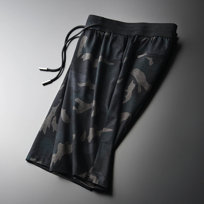 Summer Luxury Camouflage Printing Casual Sport Mens Plus Size 4xl Fashion Slim Fit Men Pants Shorts