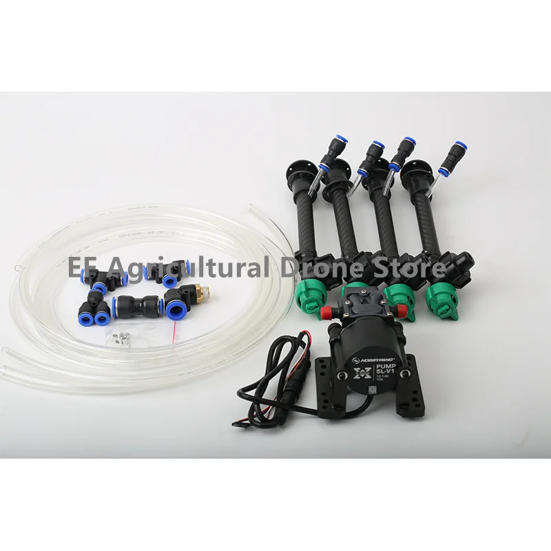 

DIY Hobbywing 5L Agricultural drone spray system high-pressure nozzle,Water pump,Pump governor, Adapter, Water pipes for 5L/10L