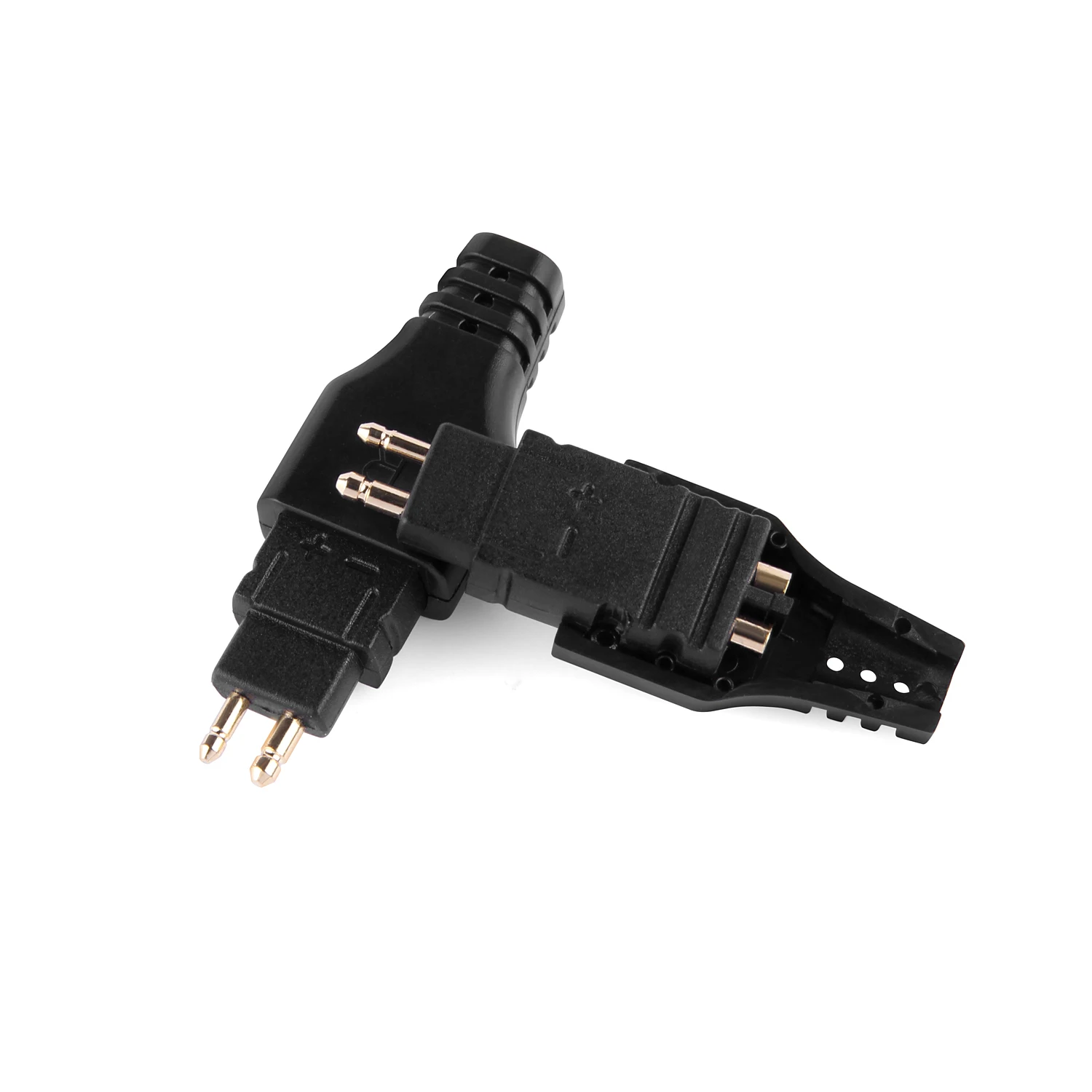 1 pair DIY Headphone Gold Plated Plug Connector For Sennheiser HD414 HD565 HD580 HD600 HD650 HD58X HD525 HD535 HD545 HD6XX