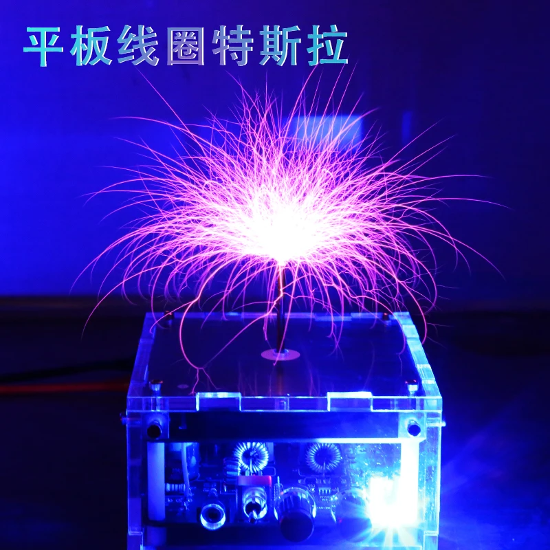 

Flat Coil Tesla Music Tesla Coil High Voltage Discharge Device Experimental Toy Artificial Lightning