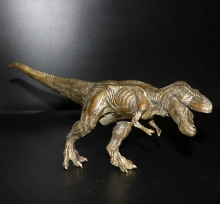 China brass small dinosaur crafts statue