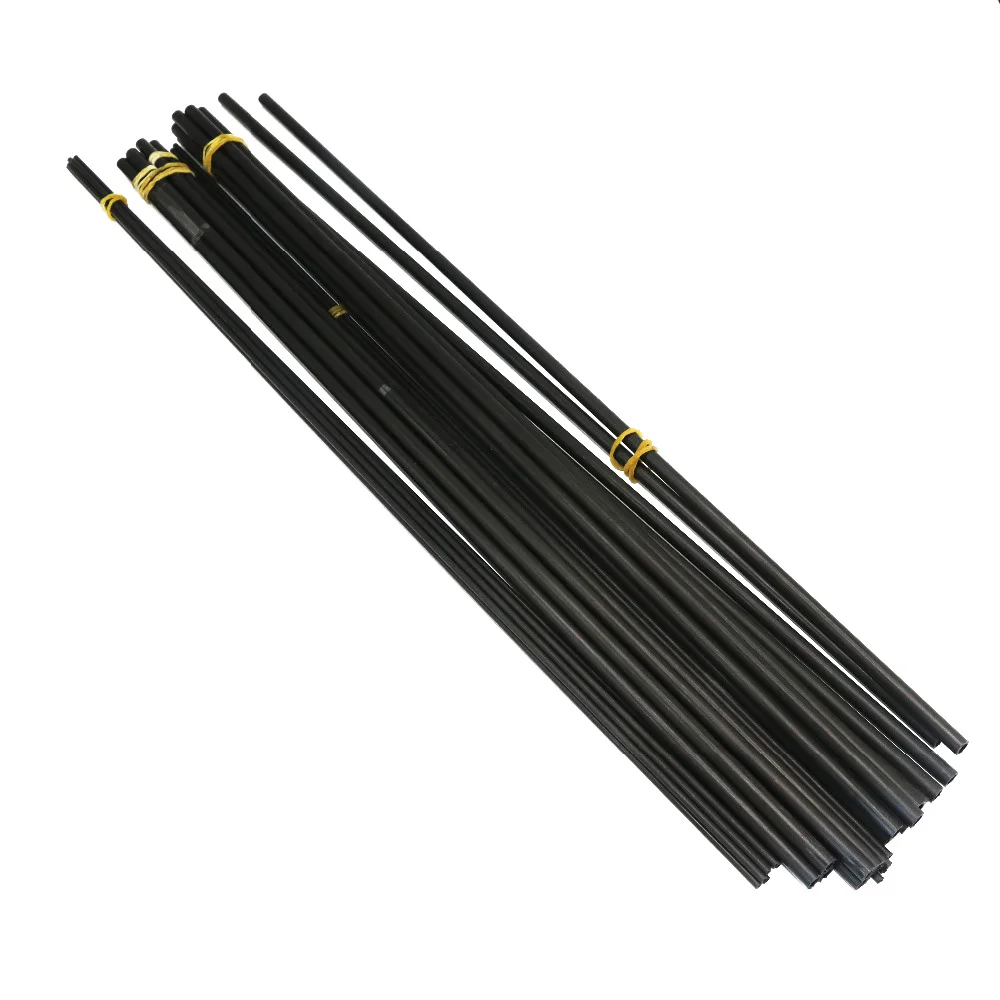 16Pcs/Lot Carbon Fiber Tube 3mm/4mm/5mm/6MM/7MM/8MM/10MM For Quadcopter Multicoptor Fishing Rod (0.5meter/pcs) DIY Accessories