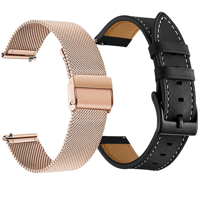 22mm Leather Strap For Xiaomi Mi Watch S1 Active Pro Color 2 Sport Smartwatch Band S2 46 42 Global Version Wristband Bracelet