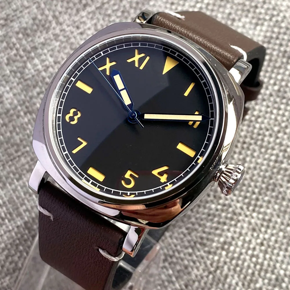 Japan NH35 PT5000 Taucher-Automatikuhren Herrenuhr 42mm 200m Wasserdicht AR-Beschichtung Saphirglas Leuchtendes California-Zifferblatt