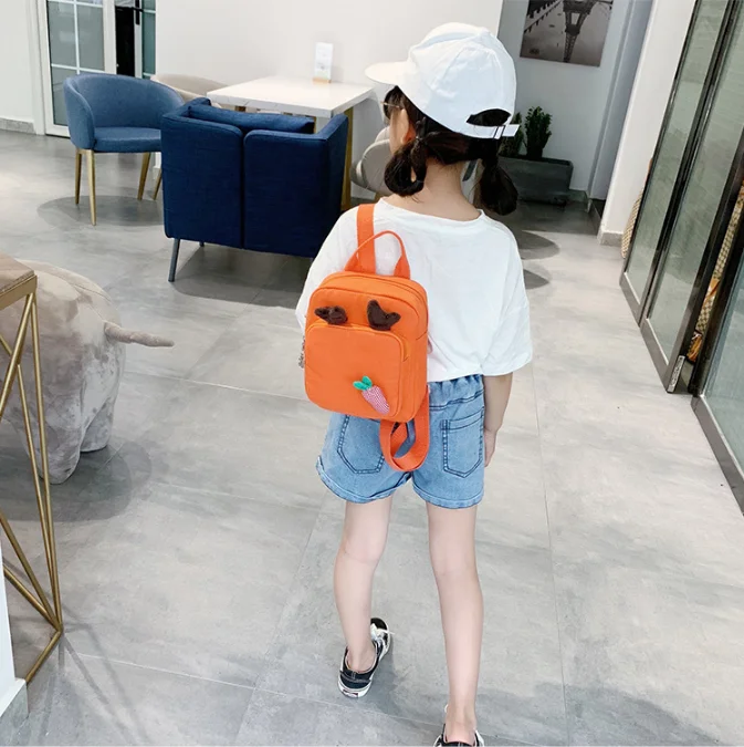 Kinder Rucksäcke Kinder Tasche 3D Karotte Baby Tasche Für Jungen Mädchen Niedlichen Tier Drucke Reise Taschen Spielzeug Geschenke