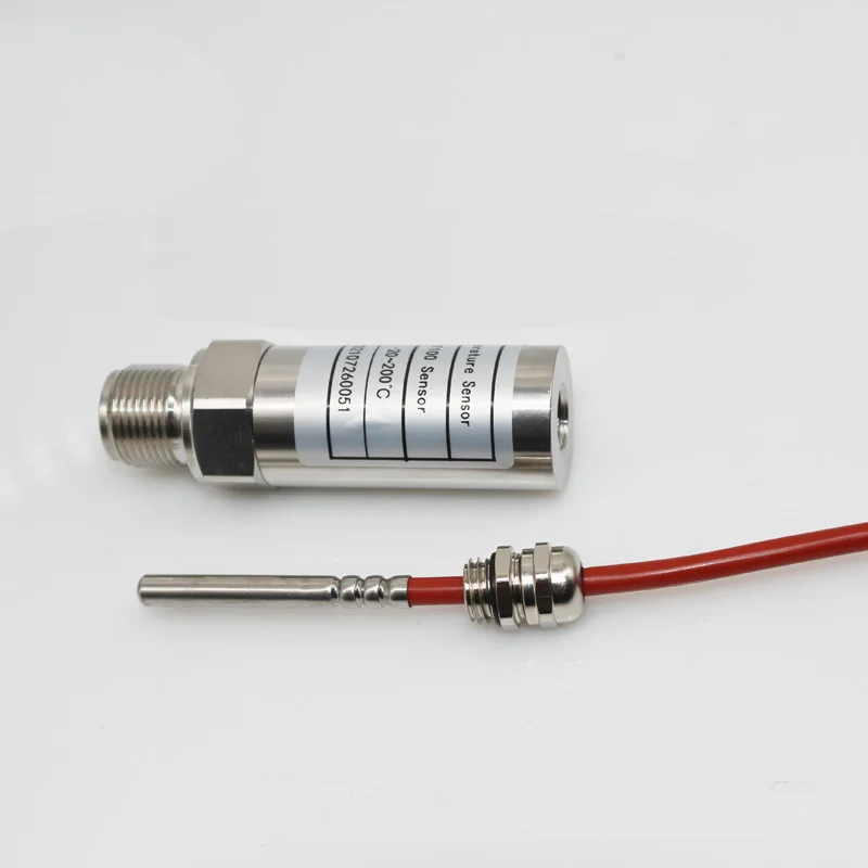 -20 ~ 200'C sensore termico PT100 impermeabile ad immersione resistenza alla temperatura RTD con cavo in silicone anticorrosione