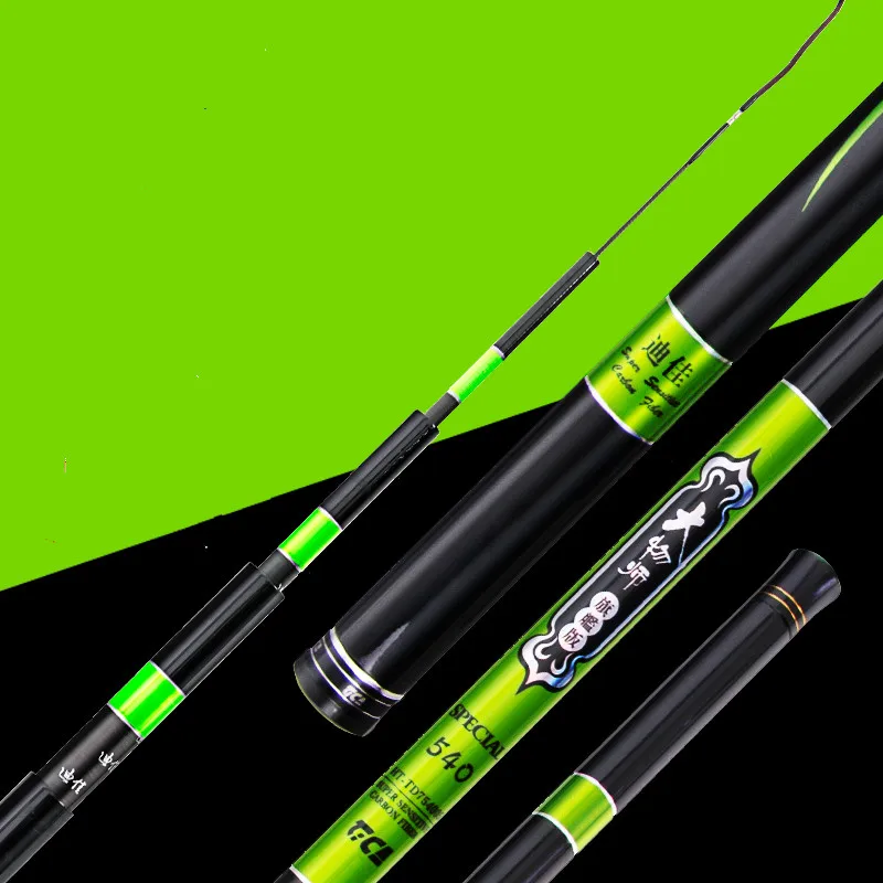 3.6m-7.2m Taiwan Fishing Rod Hand De Pesca 28 Tuning 60T Carbon Hard Carp Fishing Olta Telescopic Wedkarstwo Olta Spinning Poles