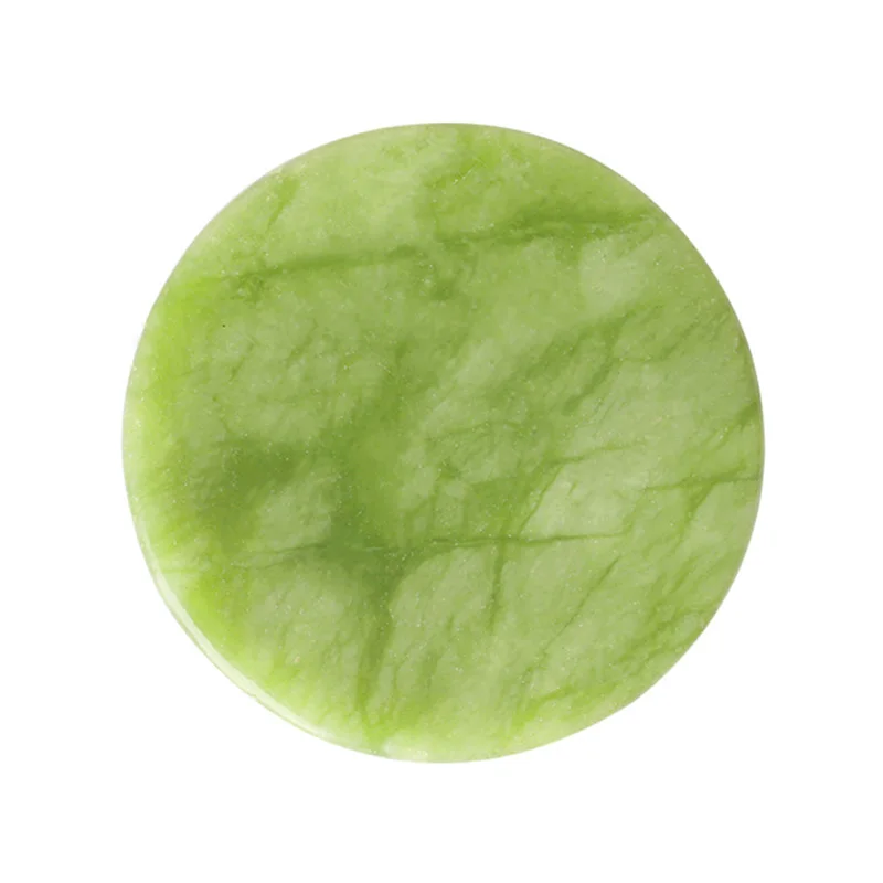 Eyelashes Extension Jade Stone Green Glue Lashes Jade Stone False Eye Lashes Glue Pad Adhesive Holder Useful Make Up Tools