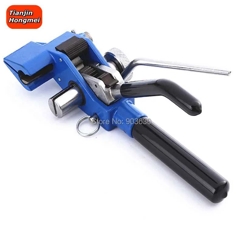 Banding Tools Stainless Steel Strapping Tensioner Kit Pliers Manual Cable Ties Tension Cutting Fastening Strap Tool Gear Bander