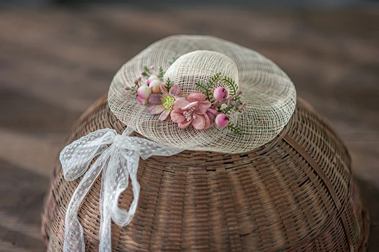 Accessoires de photographie de nouveau-né, peinture à l\'huile de bébé pleine lune faite à la main, vent, boule à aiguille délicate, texture, bonnet,