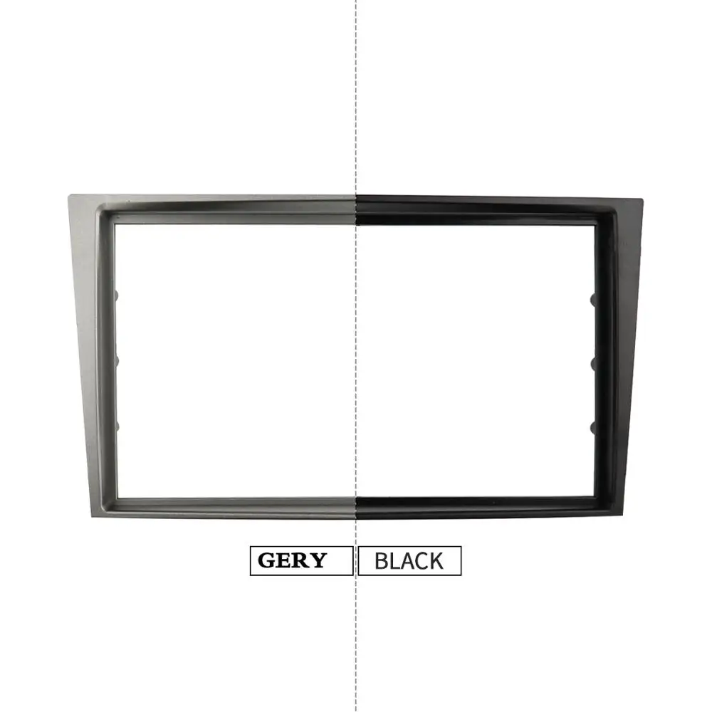 Double Din Radio Fascia for Opel Astra Antara Corsa Zafira Stereo Panel Dash Installation Trim Kit Face Plate Dashboard Bezel