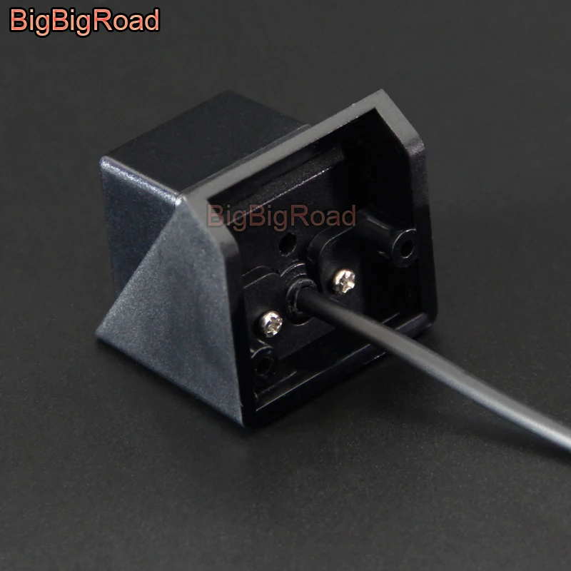 BigBigRoad Car Intelligent Dynamic Trajectory Tracks Parking Rear View CCD Camera For Ssangyong New Actyon Korando Night Vision