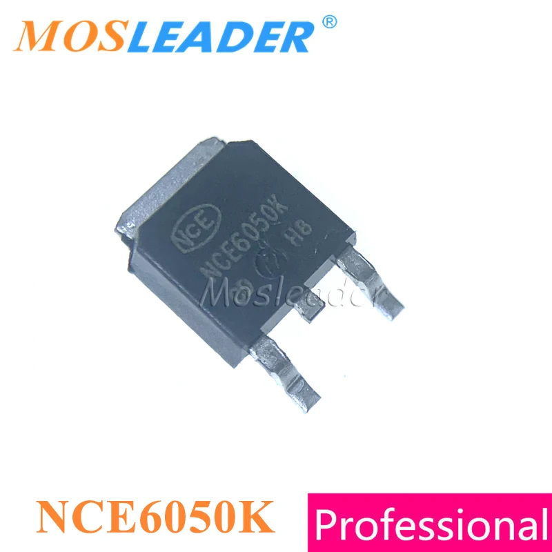 

Mosleader NCE6050K TO252 100PCS 1000PCS DPAK NCE6050 NCE6050KA N-Channel 60V 50A Original Mosfets High quality