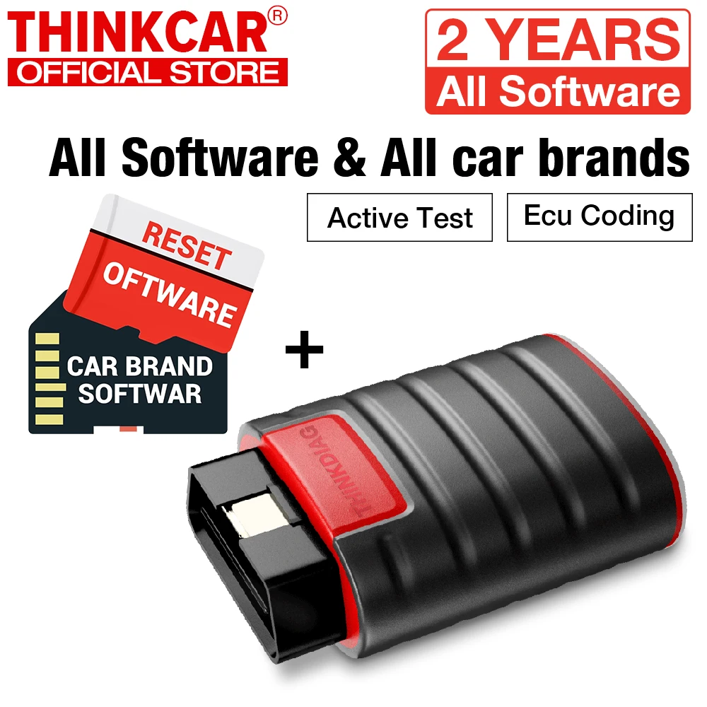 Thinkcar One YearFree All Software Bluetooth Code Reader Obd2 Scanner Automotivo New Version Car Diagnostic tool  PK AP200