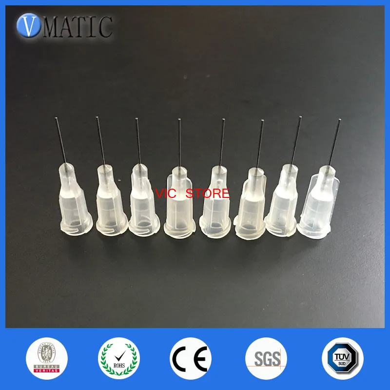 

Free Shipping 100 pcs 27G TE Premier Dispensing Tips 0.5" Tubing Length 100 Pcs Liquid Dispenser Needle 1/2 Inch