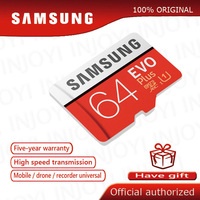 Original SAMSUNG EVO Plus Memory Card 64GB U3 EVO + 128GB 256GB Class10 Micro SD Card 32GB 16GB microSD UHS-I U1 TF Card