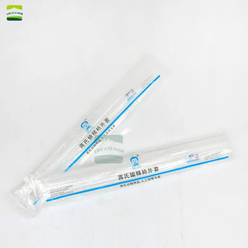 5pcs Cattle Artificial Insemination Stainless Steel Needles Cow AI Gun Farm Animal Breeding Equipment Livestock 20 Tubes Top