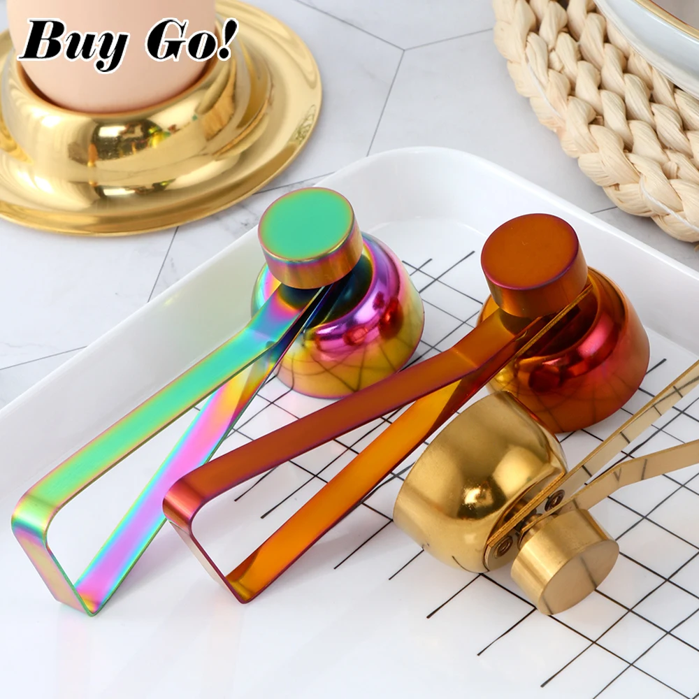 1PC Egg Scissors 304 Stainless Steel Boiled Egg Topper Shell Cutter Knocker Raw Egg Cracker Separator Egg Opener Kitchen Tools