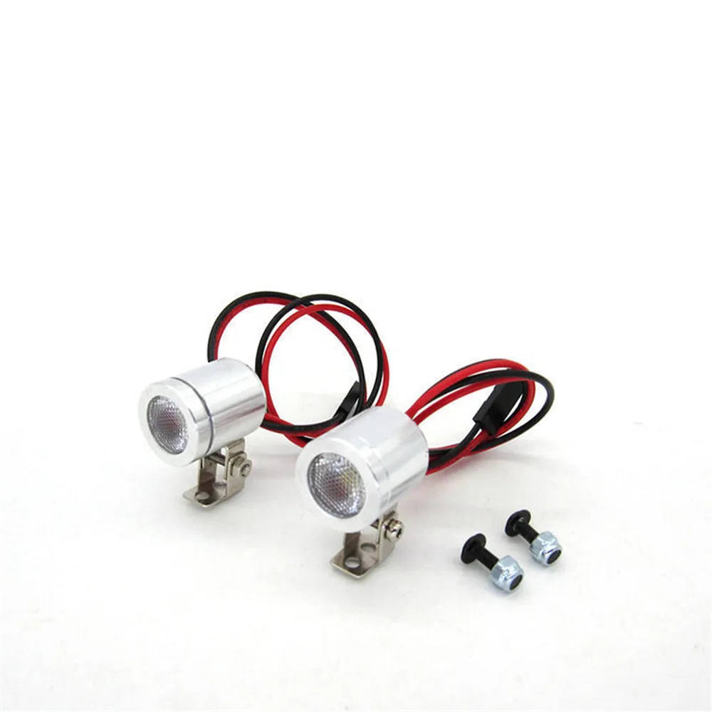 LED Car Lights Spotlight Dome Lamp for WPL D12 D90 MN RC Model Climbing Car Accessories