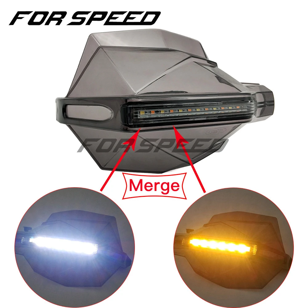 Protetores manuais universais para motocicletas, proteção de luzes de led para seta de moto para suzuki burgman 400, gs1000, gs500e, gs550m, katana