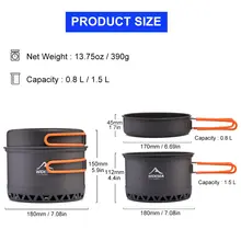 Camping Cookware Set 1.3L 2.3L #3