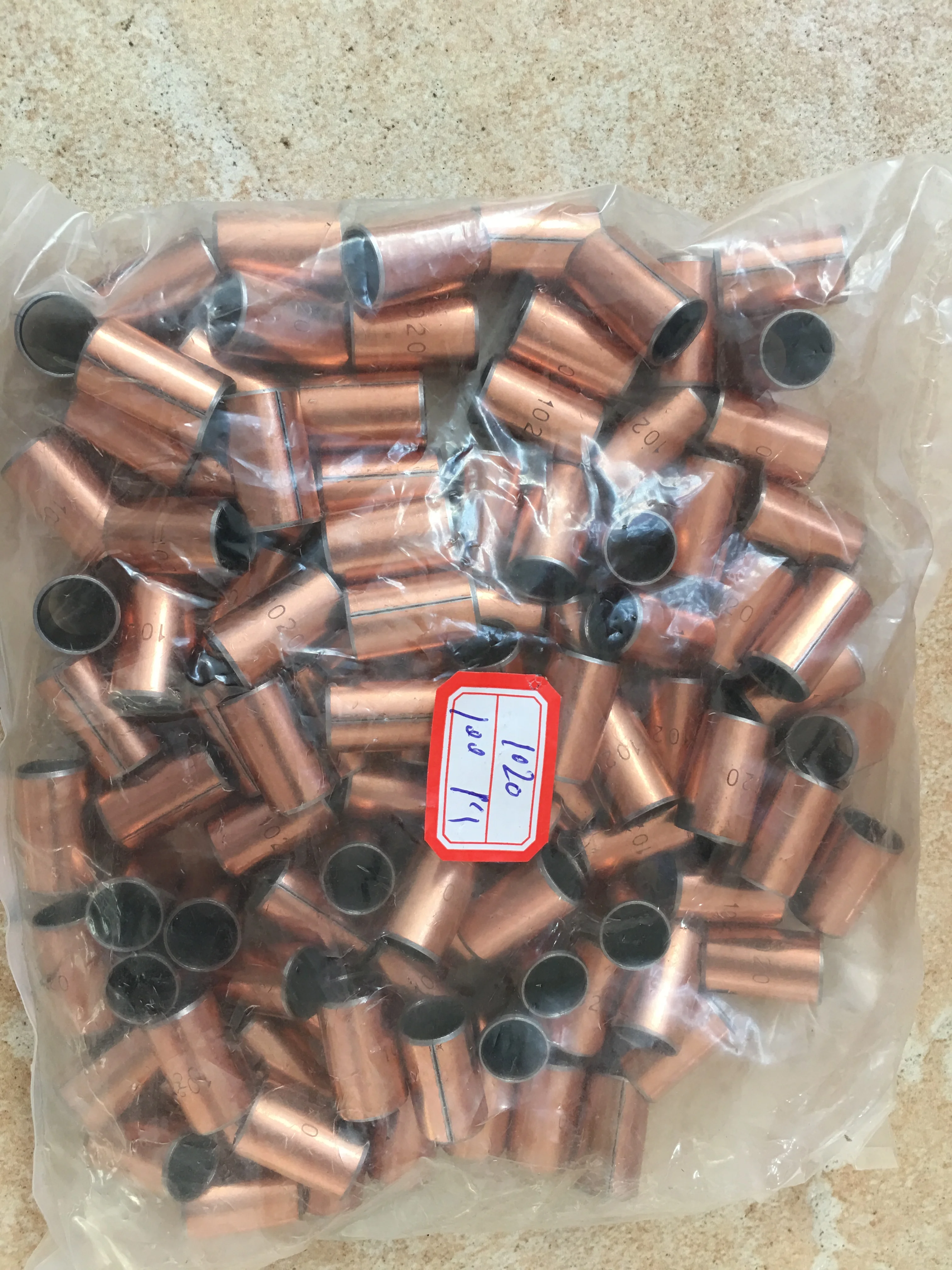 50 pieces/lot SF-1 1020 Oilless bush  DU Self-lubricating bushing Sintered bush  Size 10*12*20mm