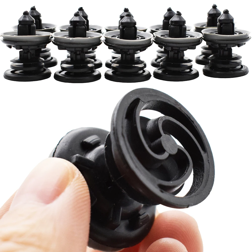 10Pcs Car Interior Door Trim Panel Push Fastener Clips For Volkswagen VW Passat Golf GTI Polo Audi