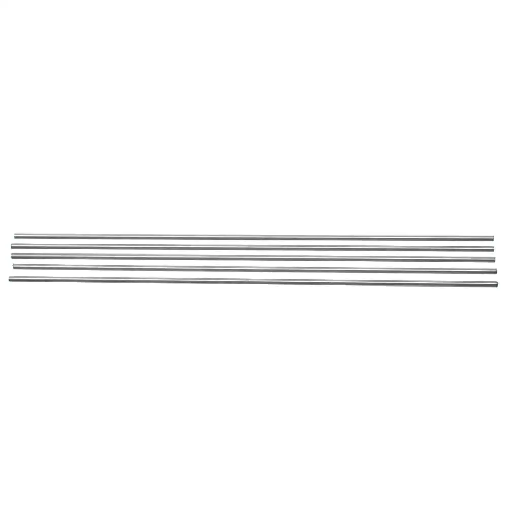Tubo capillare in acciaio inossidabile 304 da 5 pezzi Tubi argento Mayitr 3mm OD 2mm ID 250mm Lunghezza con resistenza all'ossidazione